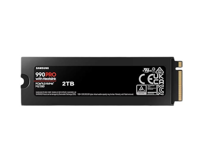 Samsung 990 PRO NVMe M.2 SSD with Heatsink – Blazing Fast PCIe 4.0 Speeds Samsung 990 PRO NVMe M.2 SSD with Heatsink – Blazing Fast PCIe 4.0 Speeds